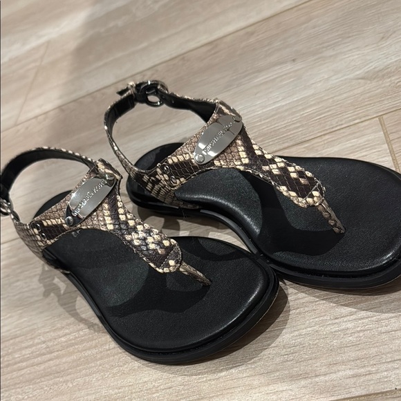 Michael Kors Snake Print Sandals - Picture 1 of 4